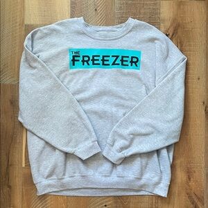 The Freezer Light Gray Crewneck Sweater